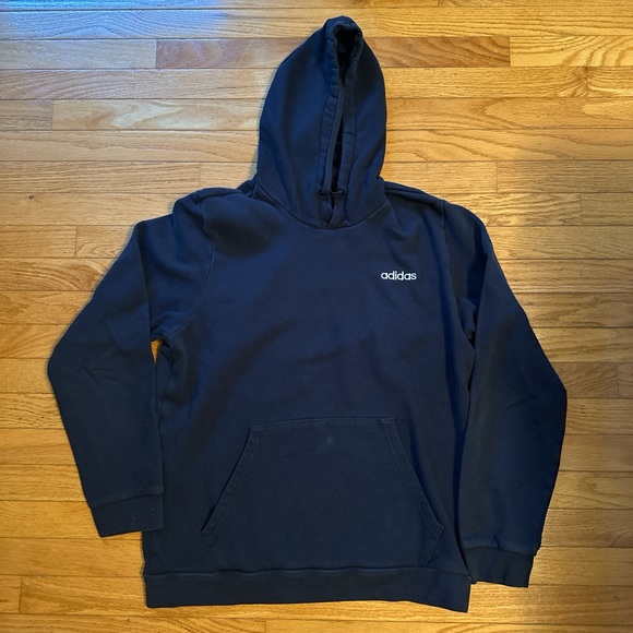 Adidas Men's Navy Hoodie - Picture 1 of 1